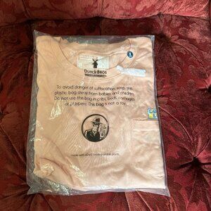 NEW IN PACKAGE Peach Dutch Bros Shirt- L